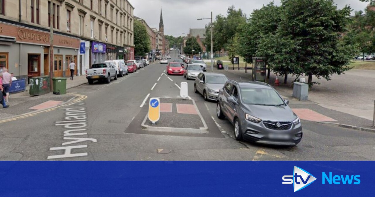 Woman taken to hospital after being struck by car on Glasgow's Hyndland ...
