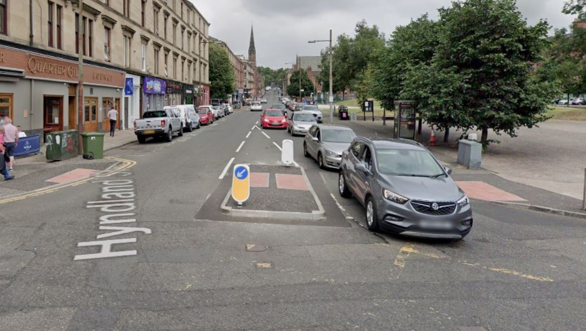 Woman taken to hospital after being struck by car on Glasgow’s Hyndland Street