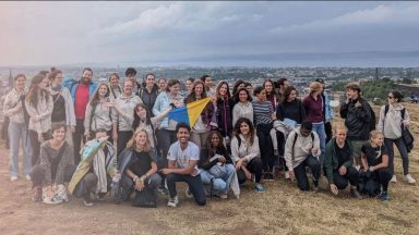 Ukrainian students embrace exchange at Edinburgh University