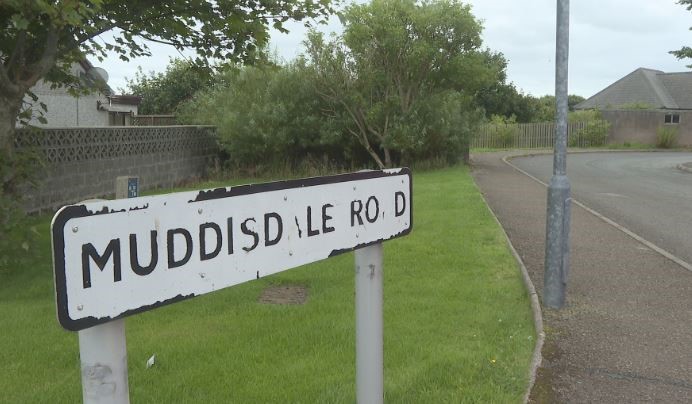 The Sunday attack occurred on Muddisdale Road. 