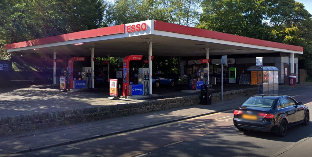 Esso garage again in Drylaw