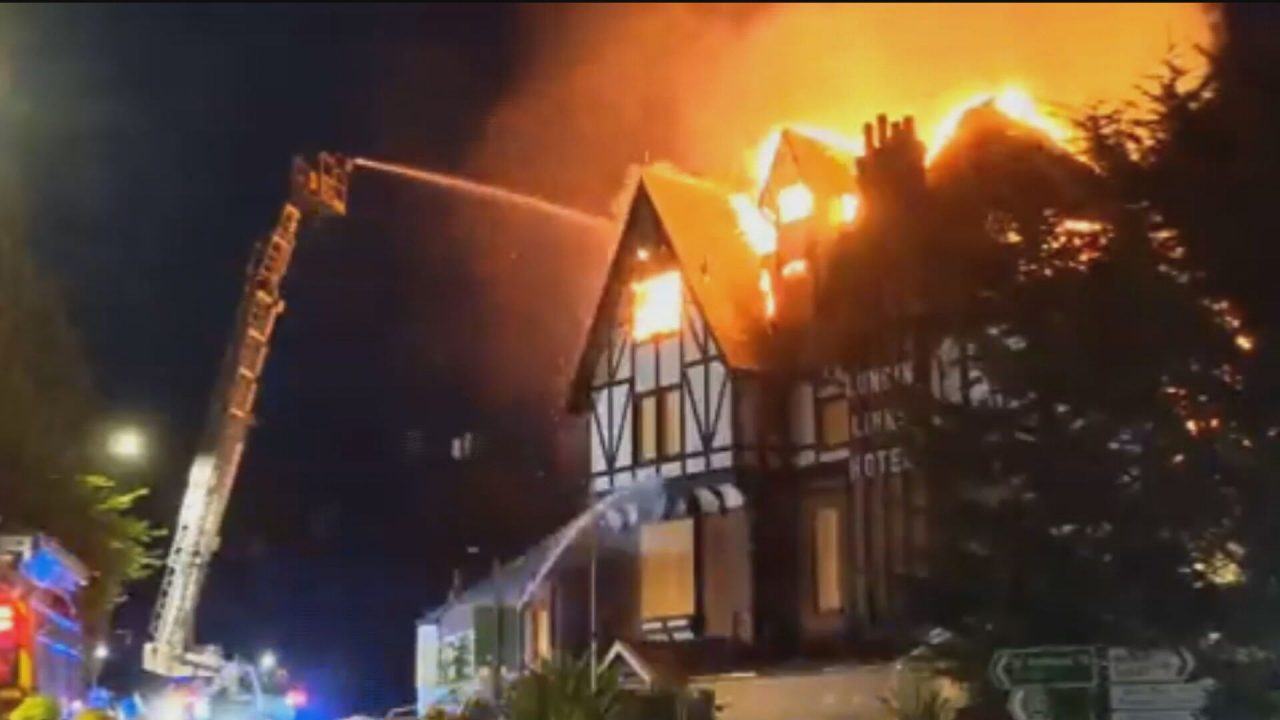 Fife police following ‘positive line of enquiry’ after derelict Lundin Links hotel fire