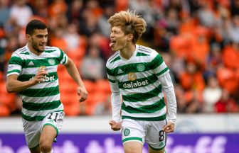 Hat tricks for Kyogo and Abada as ruthless Celtic thrash Dundee United 9-0 at Tannadice