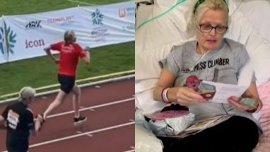 British Transplant Games: Fort William woman held breath to win silver in 100m race in Leeds