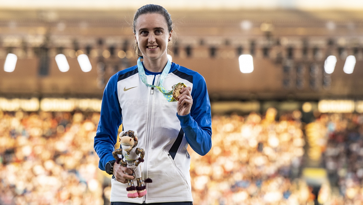 Laura Muir completed the full set of medals with bronze and gold in Birmingham.
