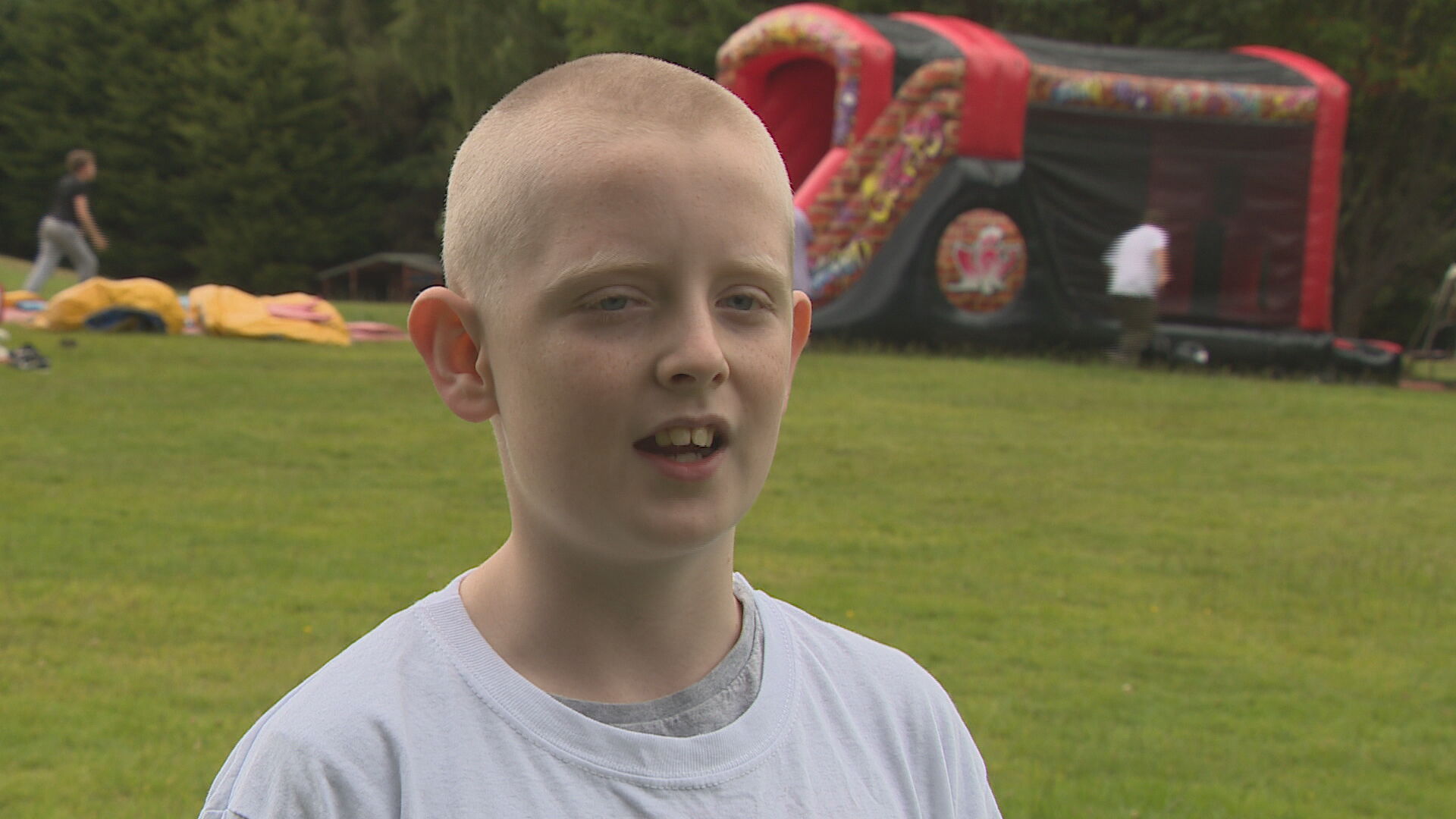 Nathan Campbell, 11, cares for his sister who has ADHD.