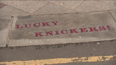 Barras colourful catchphrases engraved into the market streets