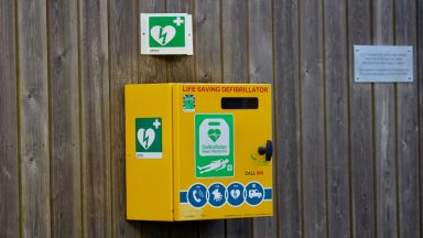 Emergency defibrillator and orange high-vis jackets stolen from Robertson Water Treatment Plant, Hawick
