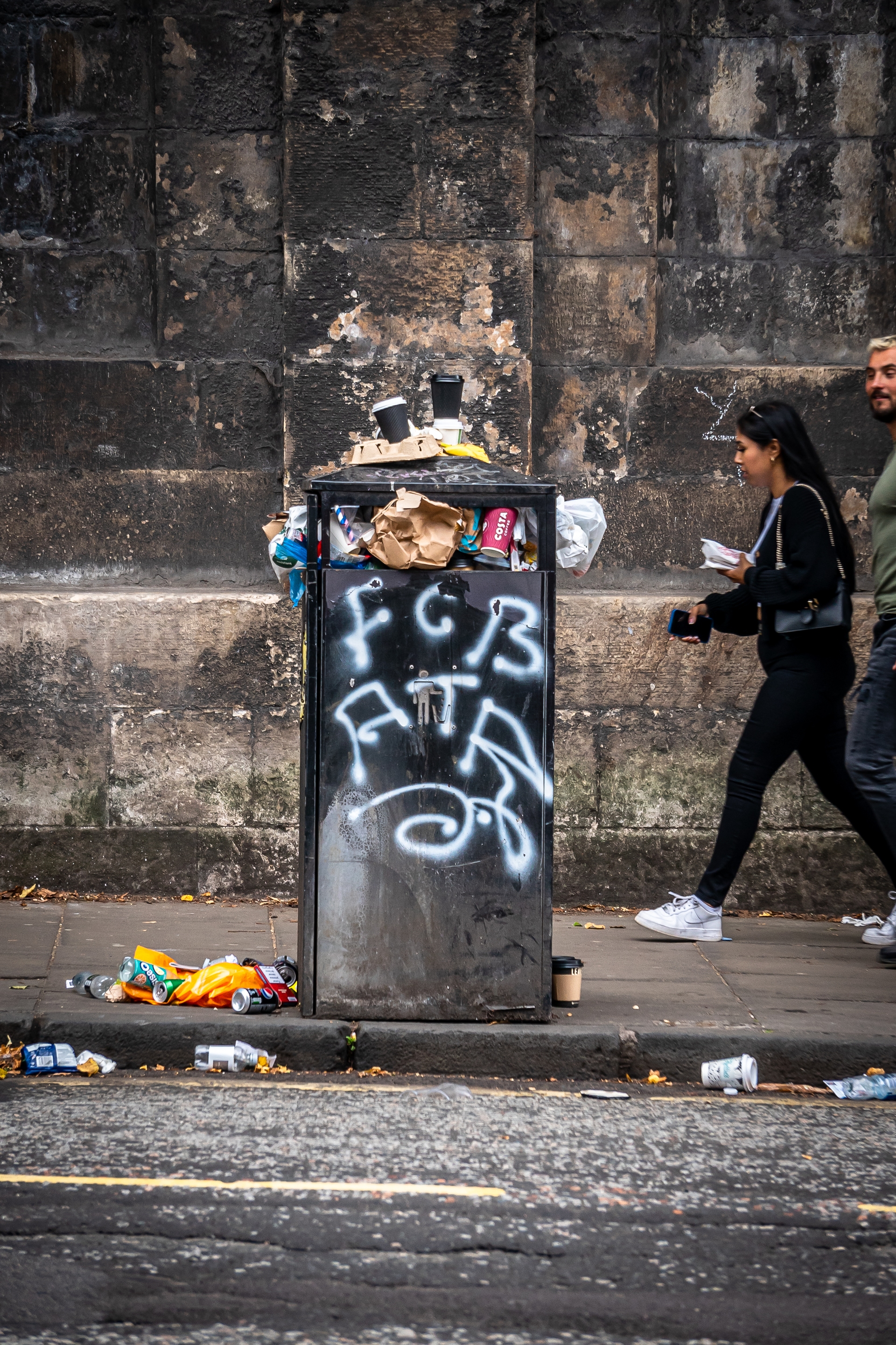 Filthy Fringe in pictures: Edinburgh festivals plagued by bin strikes