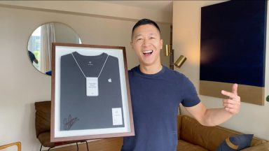 Former Glasgow Apple employee Sam Sung set to auction off ‘collector’s item’ ID card for charity
