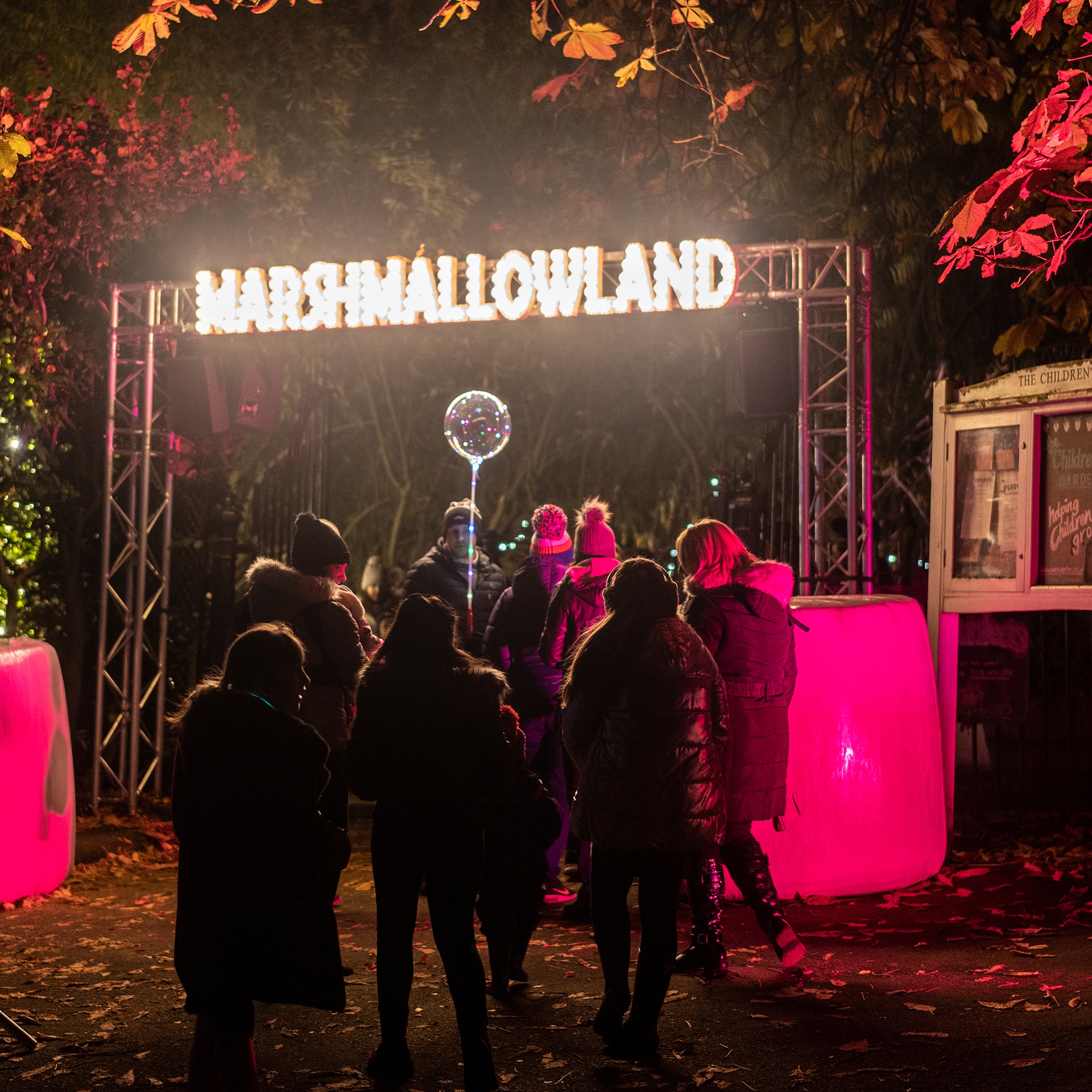Marshmallowland is a popular feature of the event. 