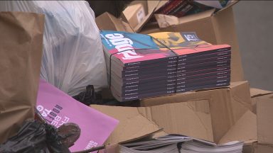 Edinburgh clean up beings as strikes set to continue