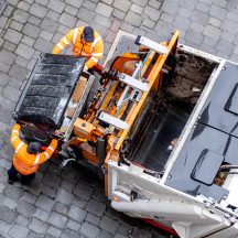 Crackdown on stores which block pavements with big bins