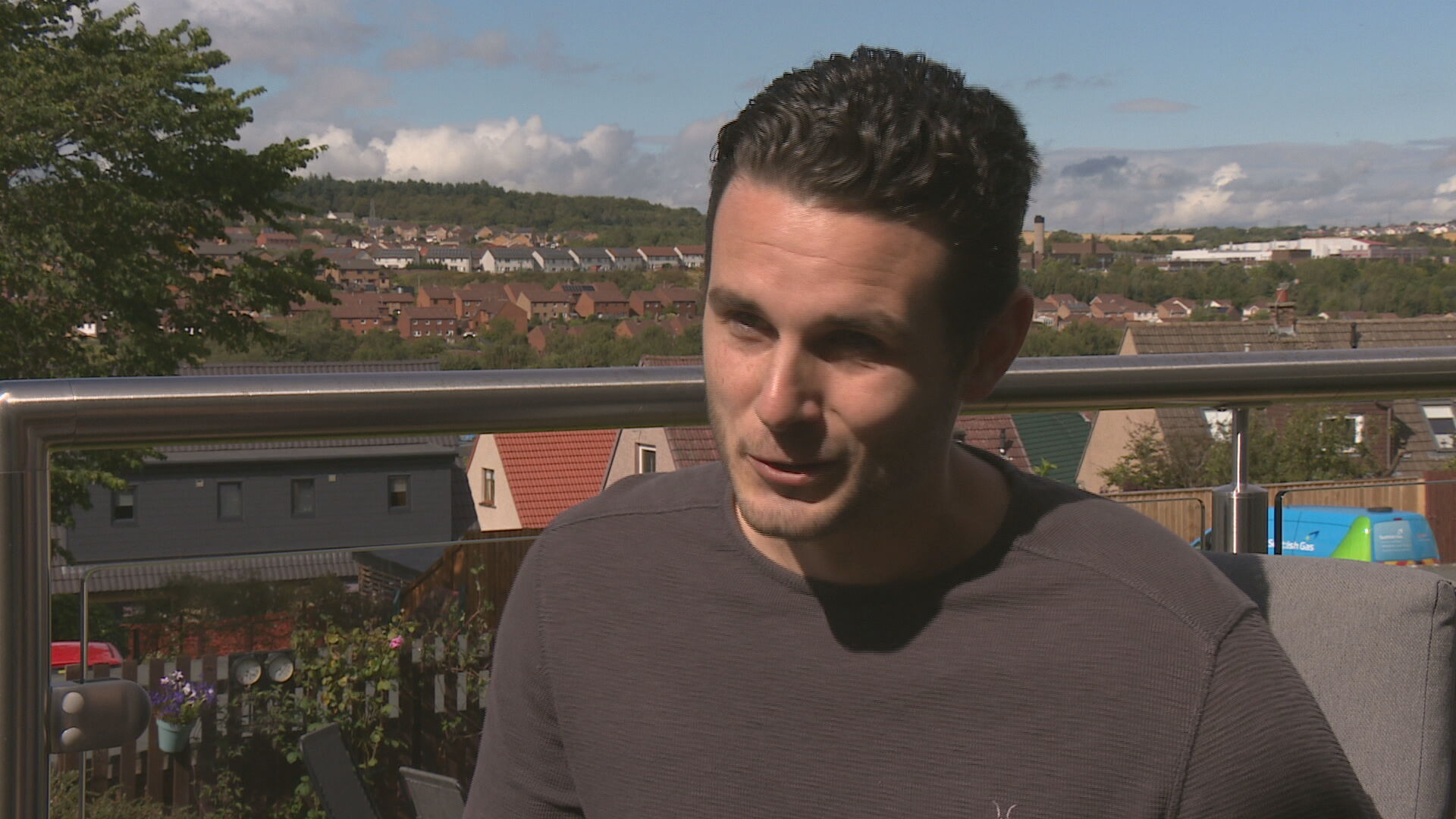 Lewis took a permanent job offer in Luxembourg after spending years on supply lists in Fife. 