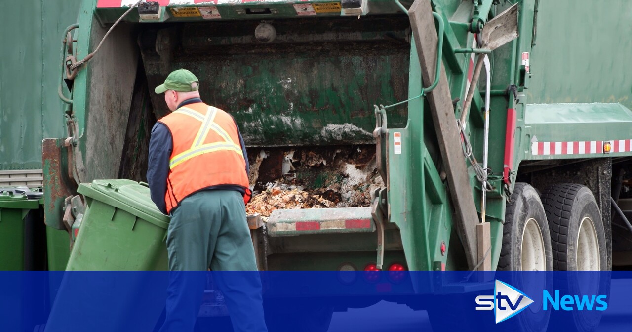 Are bin lorry workers licensed to drive school buses? North Lanarkshire