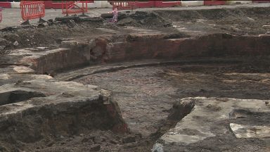 Victorian Railway Turntable uncovered in building works