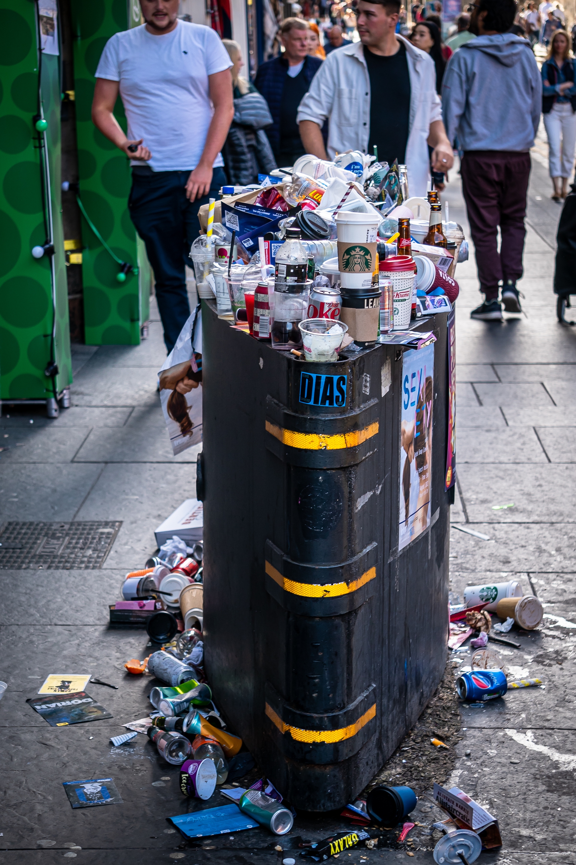 Filthy Fringe in pictures: Edinburgh festivals plagued by bin strikes