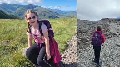 Stranger gave little girl climbing Ben Nevis for Little Princess Trust $100 to reach fundraising goal