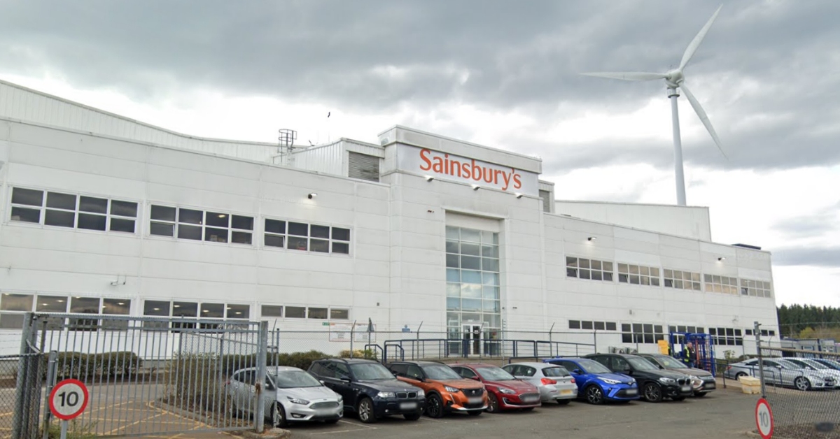 Sainbury's depot in East Kilbride.