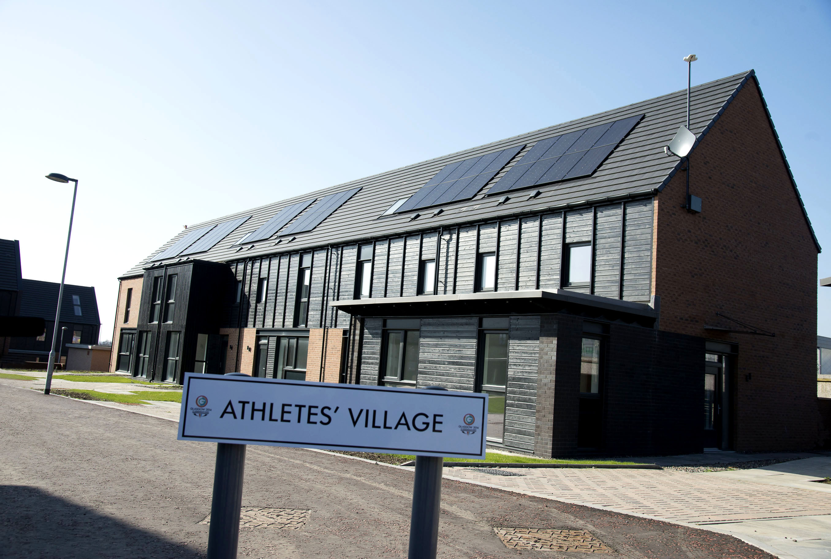 The Glasgow 2014 Commonwealth Games Athletes' Village.