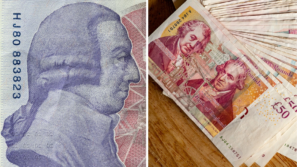 How much longer will paper Bank of England £20 and £50 banknotes be legal tender?
