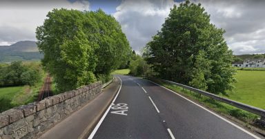 Motorcyclist seriously injured after bike collides with van on A85 near Taynuilt