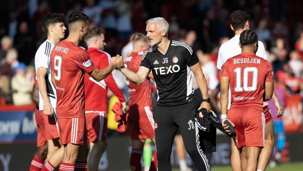 Jim Goodwin admits Jack Fitzwater’s red let Aberdeen run riot over Livingston