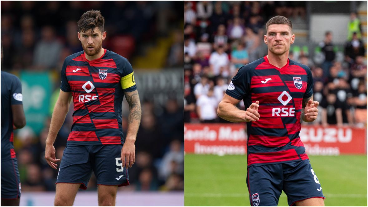 Ross County pair Ross Callachan and Jack Baldwin given two-match bans over Kilmarnock incidents