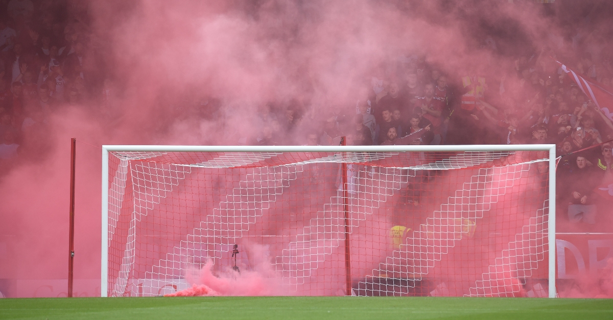 Teenage boy charged after ‘being in possession of pyrotechnic’ at Aberdeen v St Mirren match