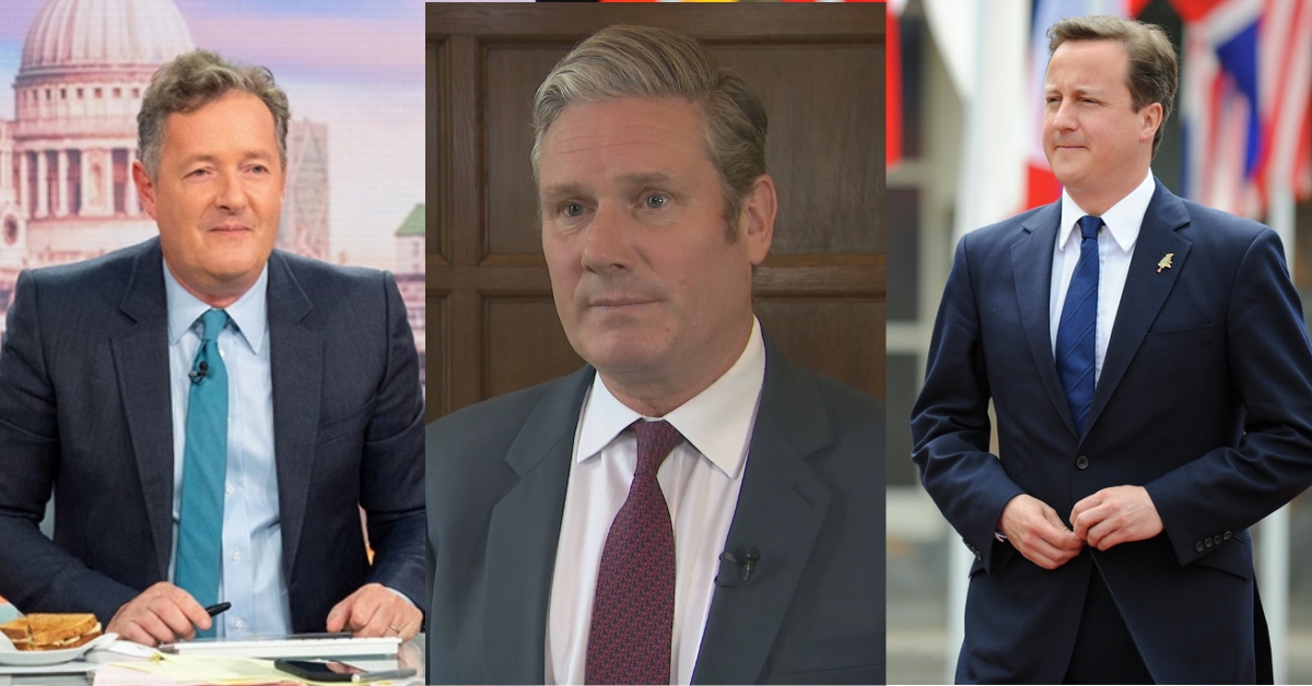 Piers Morgan, Keir Starmer and David Cameron were added to the list.