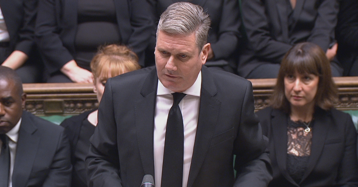 Keir Starmer was referred to as 'Sir Softy' during PMQs.