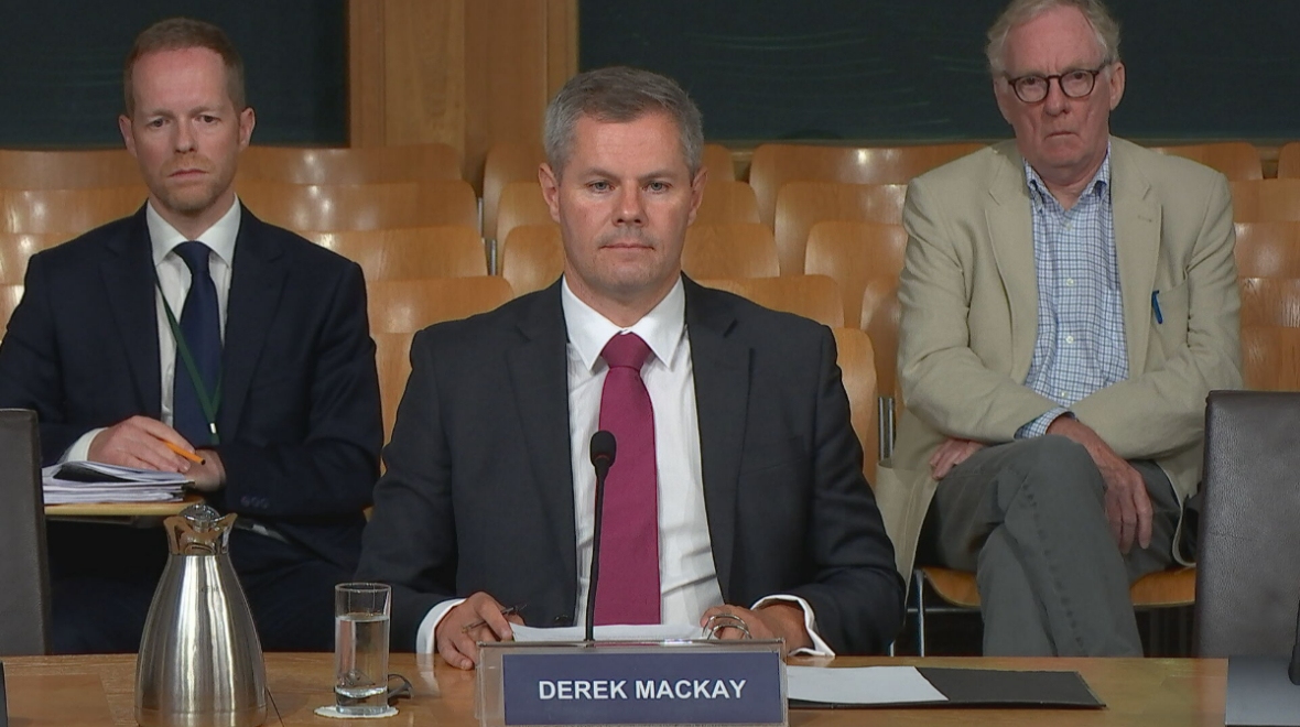 Derek Mackay questioned by MSPs over his role in Ferguson Marine ferry contract scandal
