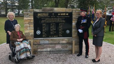 New memorial to WWII Indian Army soldiers who died in Scottish Highlands unveiled in Kingussie