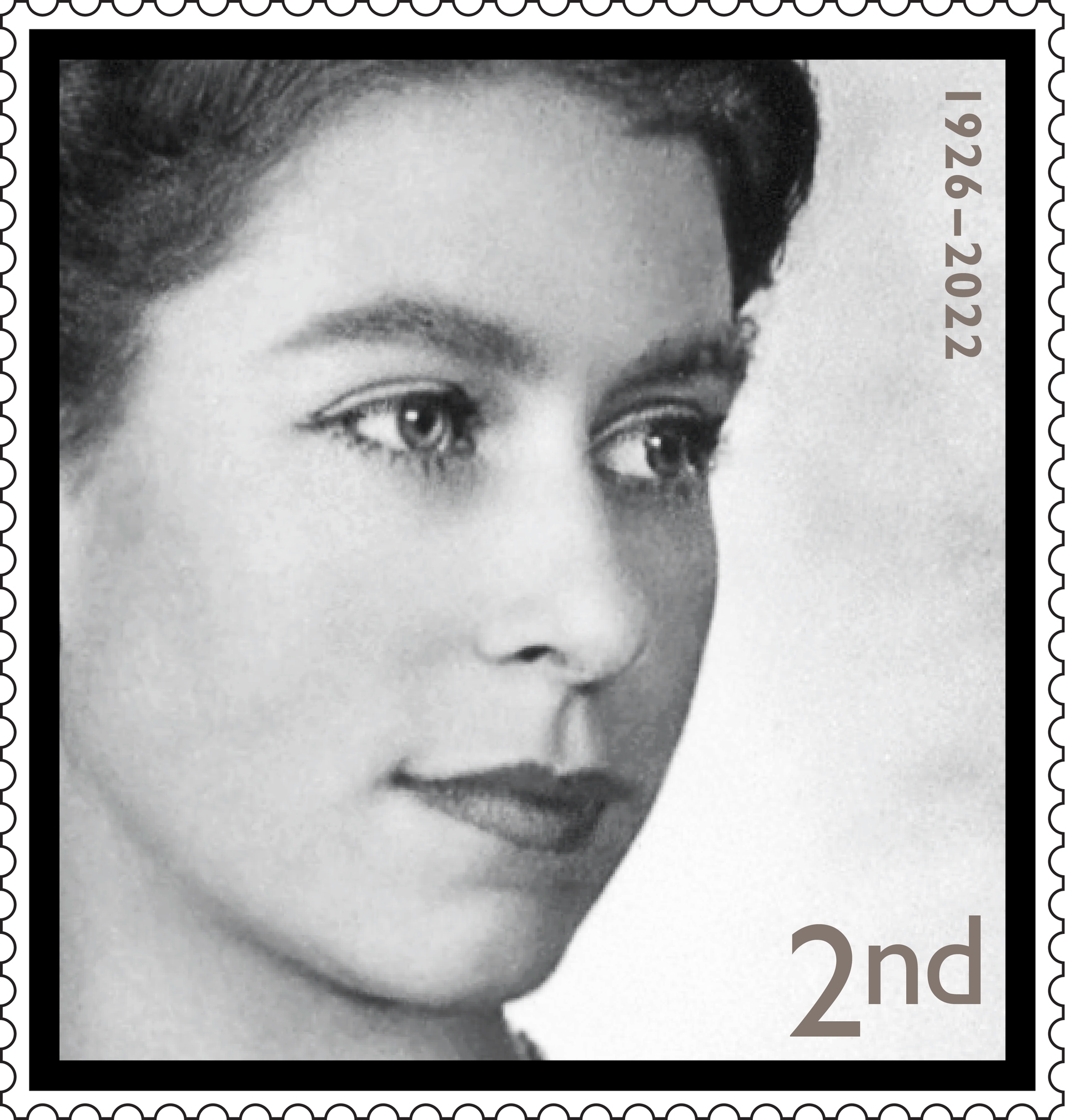 A photograph taken to mark the Queen’s accession and coronation will feature on second-class stamps.