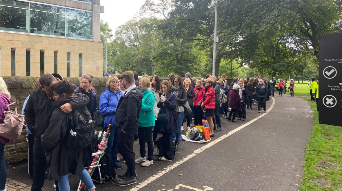 Queues are predicted to stretch right across the Meadows.