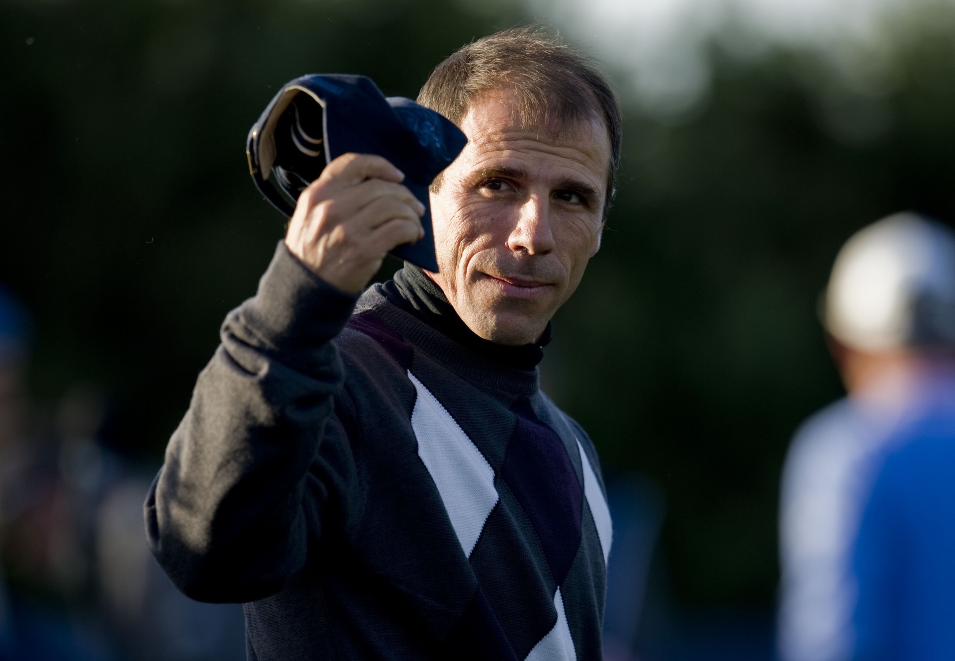 Legendary footballer Gianfranco Zola during the 2010 competition. 