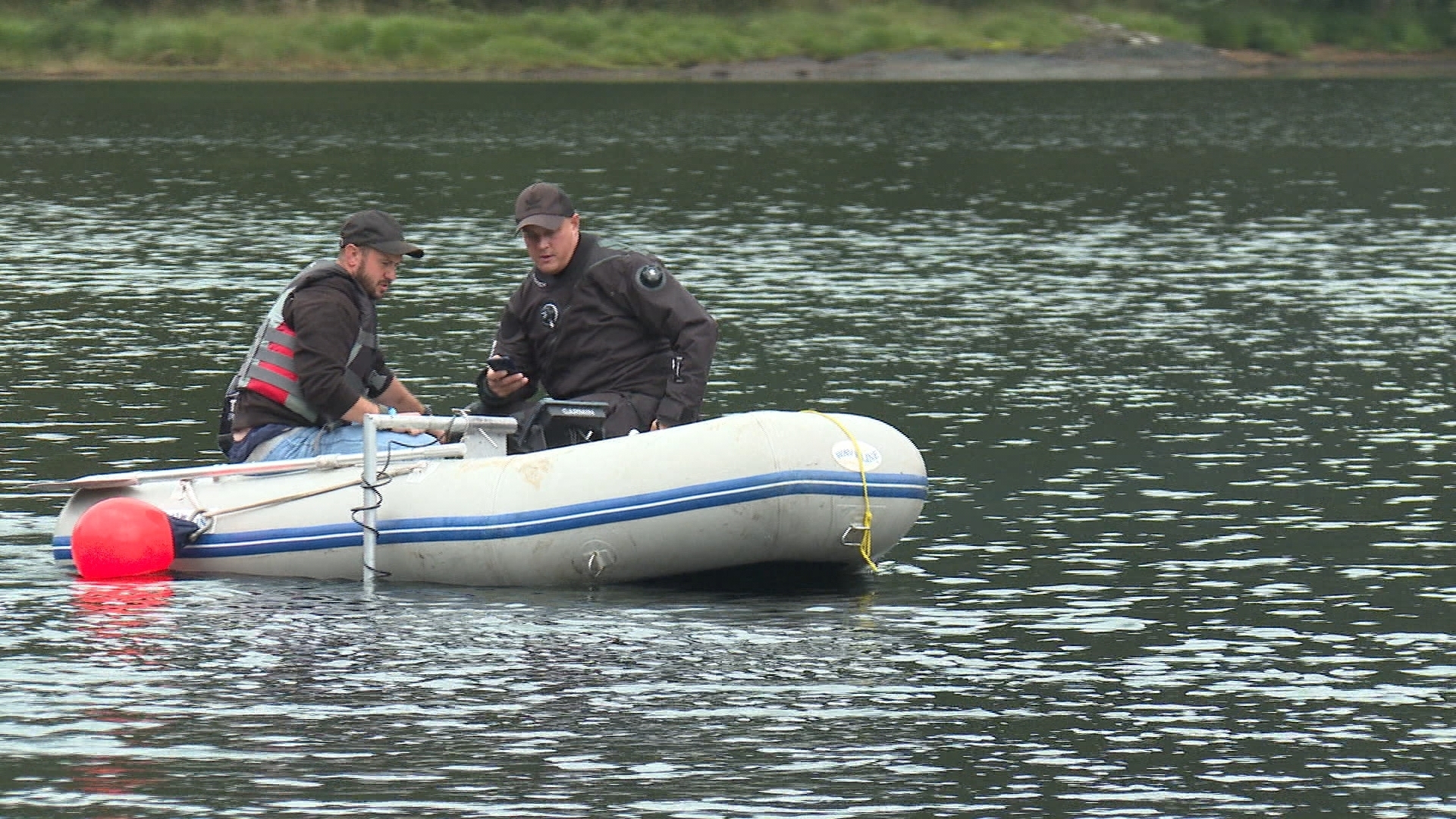 Volunteer divers from Beneath the Surface will spend three weekends searching for Kevin's car.