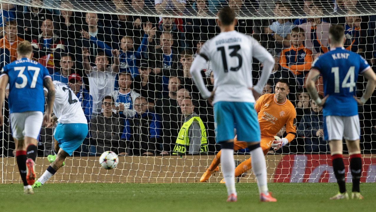 Rangers lose to Napoli in Champions League group match at Ibrox