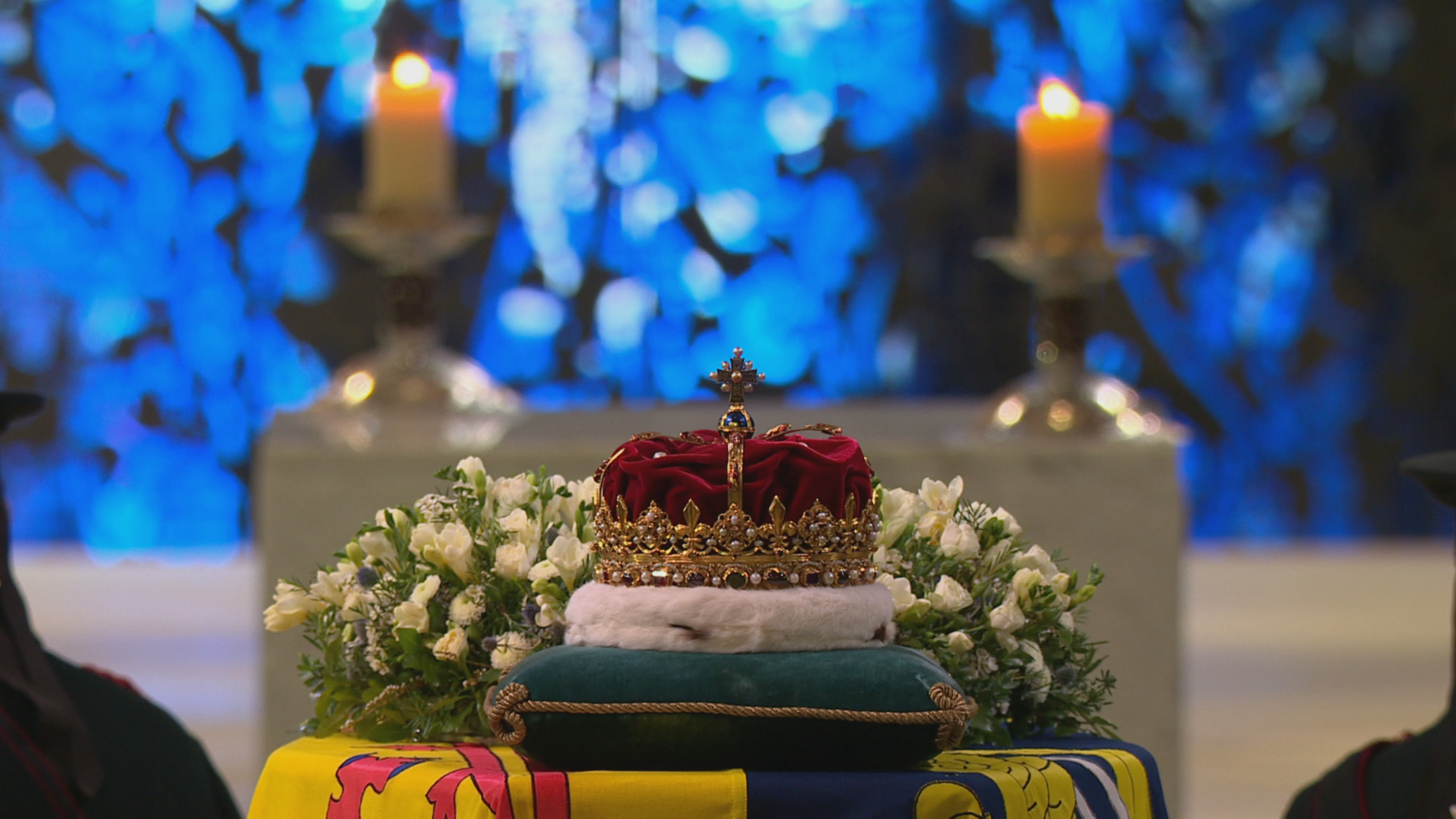 The Queen's coffin is currently lying-in-state at Westminster Hall.