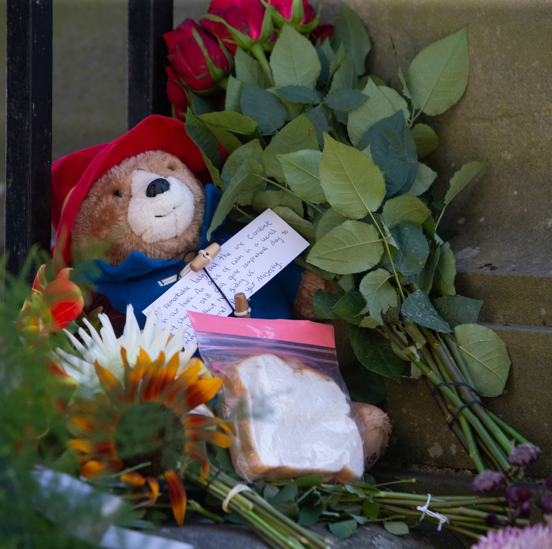Tributes laid in Edinburgh following the death of the Queen.  (Photo by Ewan Bootman / SNS Group)