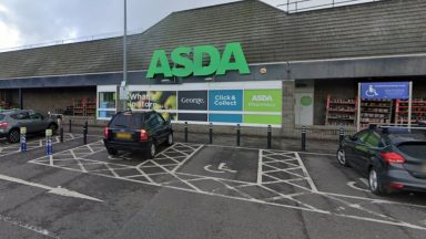 Two people taken to hospital in Aberdeen after crashing into tree outside Asda supermarket