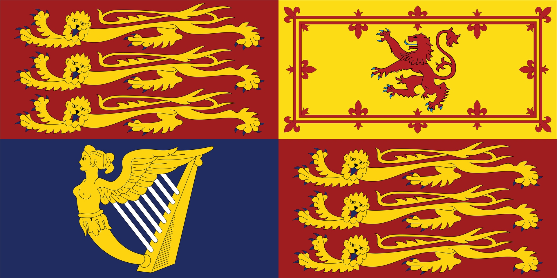 The Royal Standard of the UK does not bear Welsh representation. (Image: iStock)