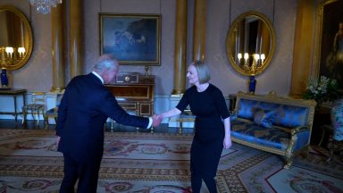 King Charles III greets public ahead of address to the nation