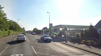 Police launch manhunt after Bathgate service station staff threatened with weapon in attempted robbery