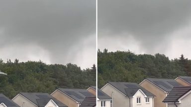 Tornado spotted ripping through Midlothian fields amid yellow thunderstorm warning