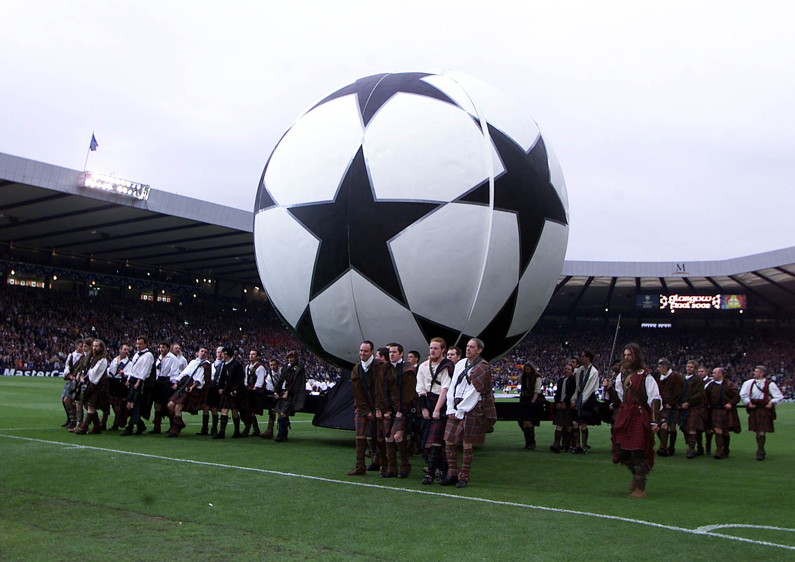 Real Madrid have arrived in Glasgow