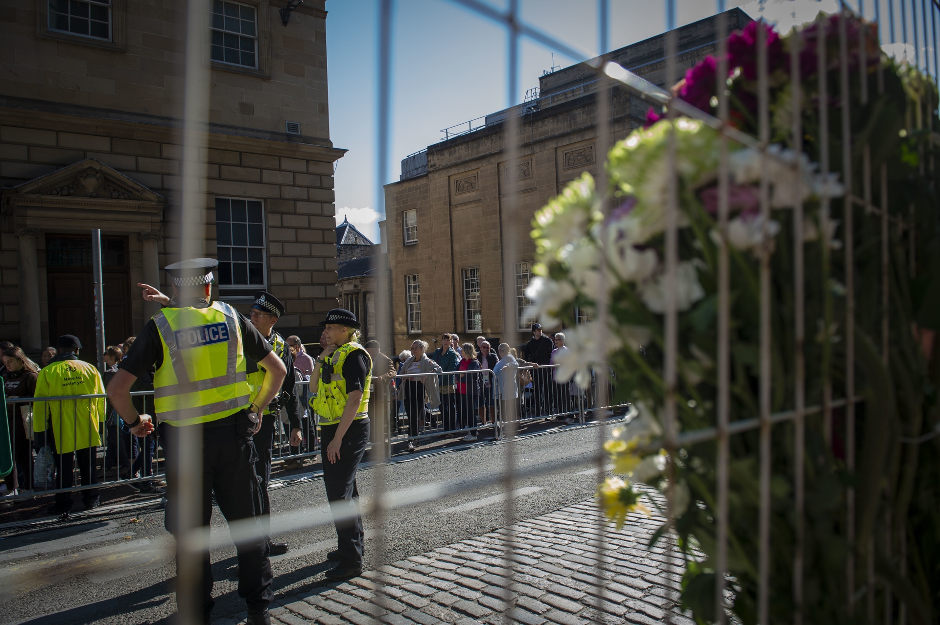Well-wishers queued overnight to view the Queen's coffin (Chloe Adams)