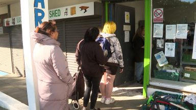Queues form outside Dundee food bank as many across Scotland close on day of Queen’s funeral