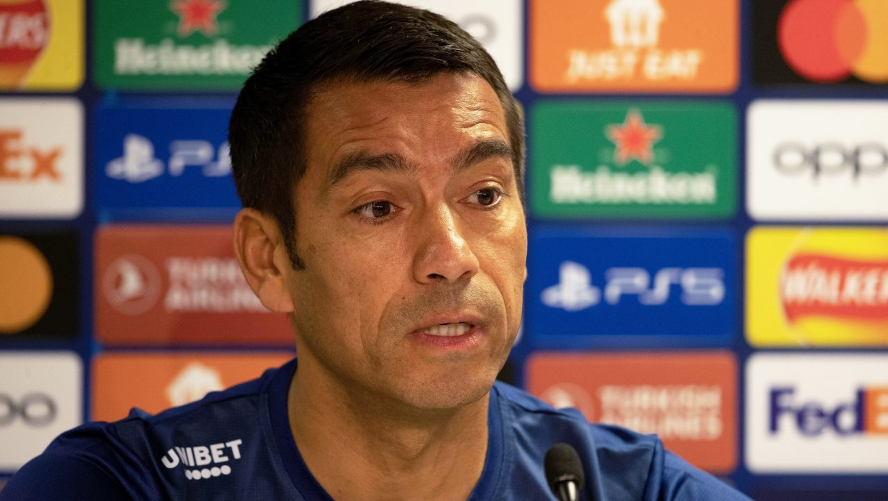 Giovanni Van Bronckhorst vows to stick to his philosophy as Rangers look to reverse form against Napoli