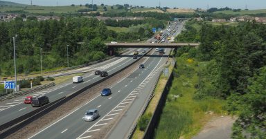 Drivers warned section of major motorway M8 westbound to close overnight for resurfacing works